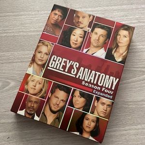 Grey’s Anatomy Season 4 Expanded Five Disc set DVD Used